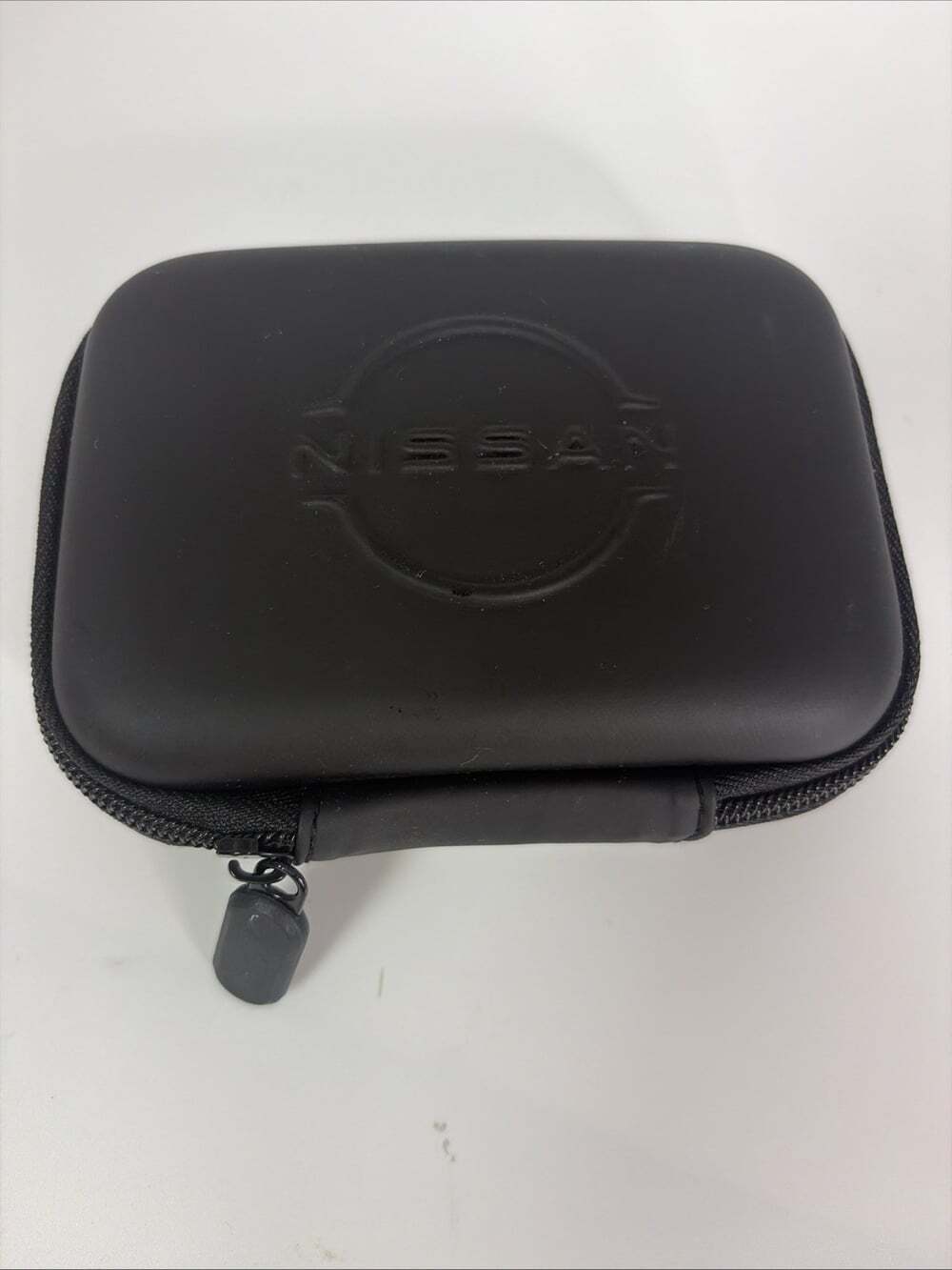 Nissan Black Leather Zipper Case Only Hardbody 3.5x4.5”